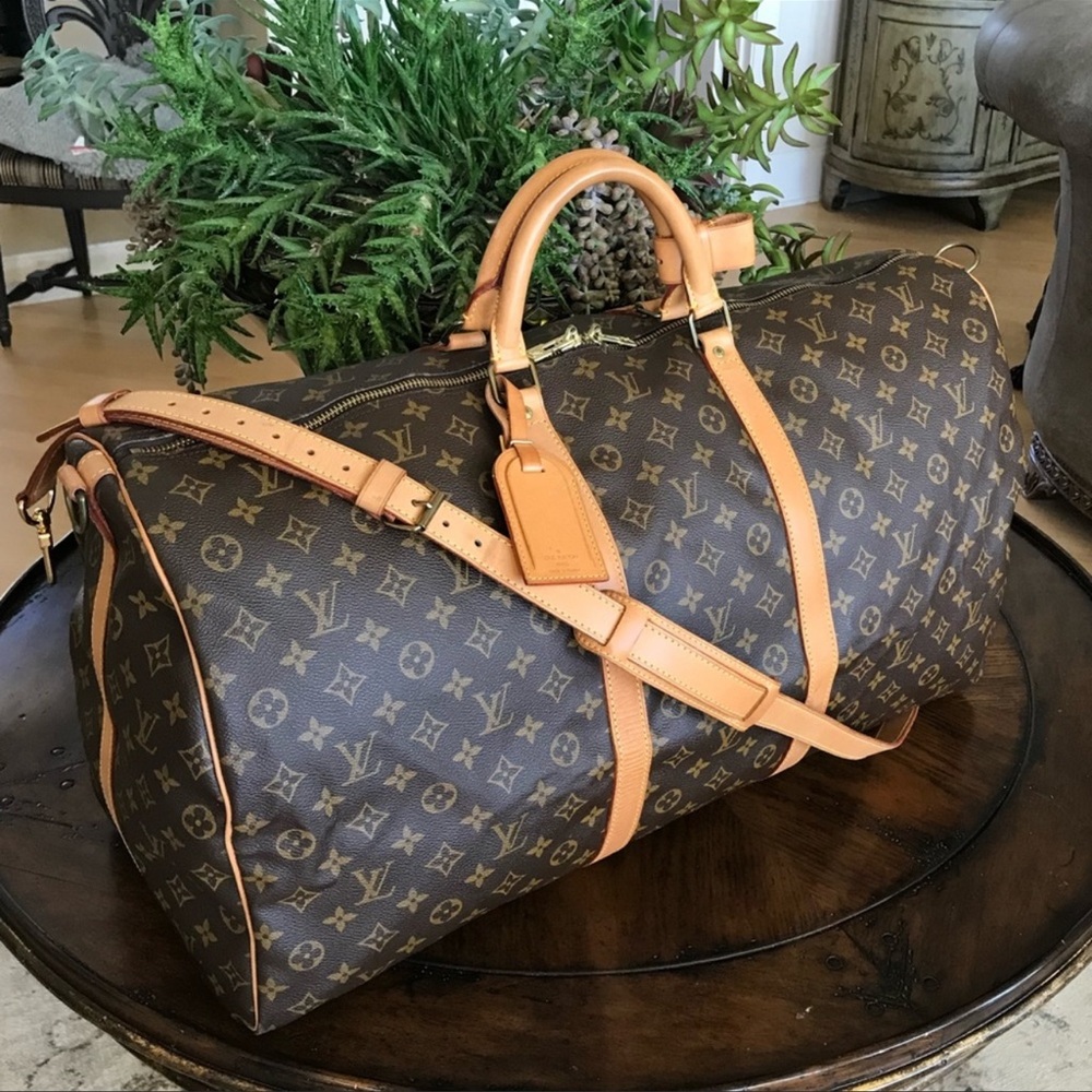 Louis Vuitton Monogram Keepall 60 Bandolier
